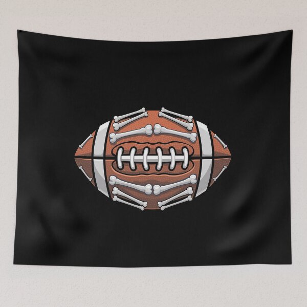 Item preview, american football Halloween skeleton  designed and sold by shokA Design.