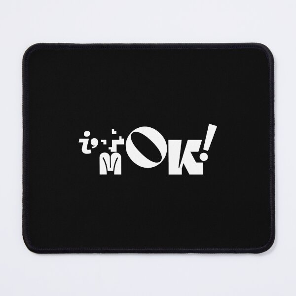 Item preview, I'm OK! Minimalist Outline Text Design designed and sold by coshe.