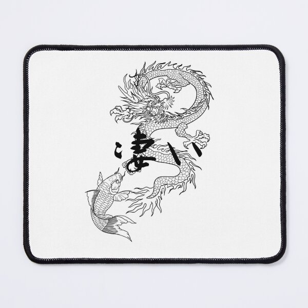 Item preview, Epic Harmony: Koi & Dragon Tattoo Art with 凄い – Awe-Inspiring Japanese Symbolism designed and sold by MomonoShop.