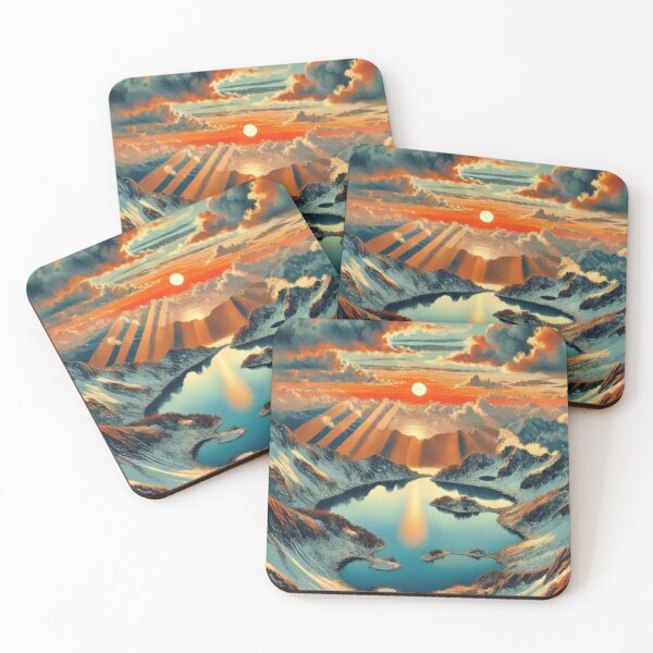 Item preview, Tohoku Sky Lines - A Contemporary Ukiyo-e Nature Landscape designed and sold by Kijiermono.
