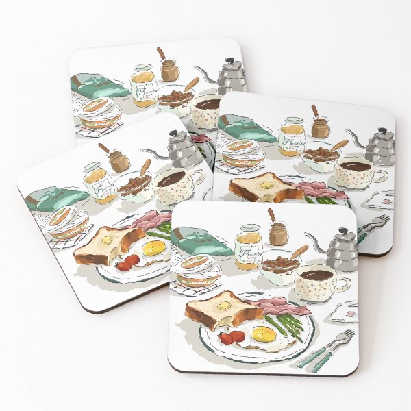 Item preview, breakfast, food, breakfast club, the breakfast club, cute, 80s, funny, coffee, retro, vintage, movie designed and sold by peachcakecanvas.