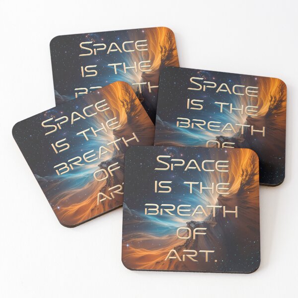 Item preview, Space Is The Breath Of Art Quote designed and sold by TheArtOfPat.