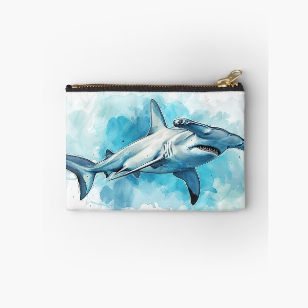 Item preview, Hammerhead shark, watercolor designed and sold by ARTelierDigital.