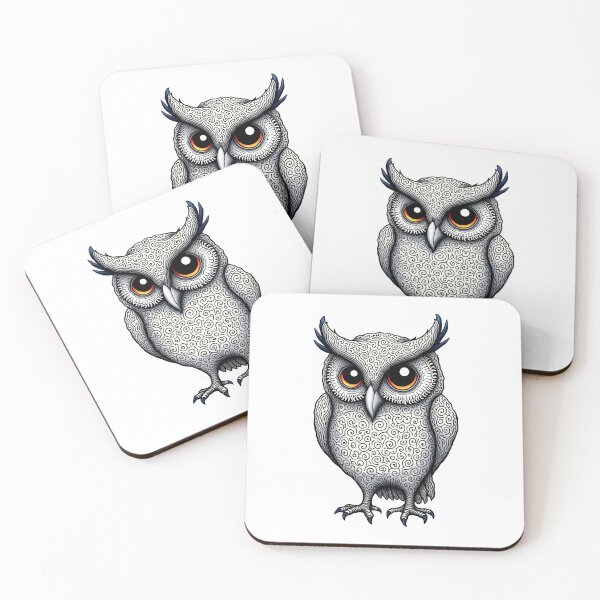 Item preview, Doodle Owl designed and sold by Tecno-Art-Land.