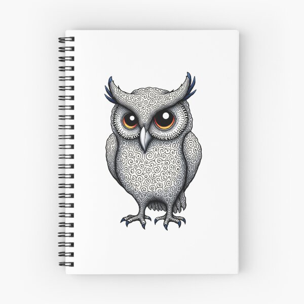 Item preview, Doodle Owl designed and sold by Tecno-Art-Land.