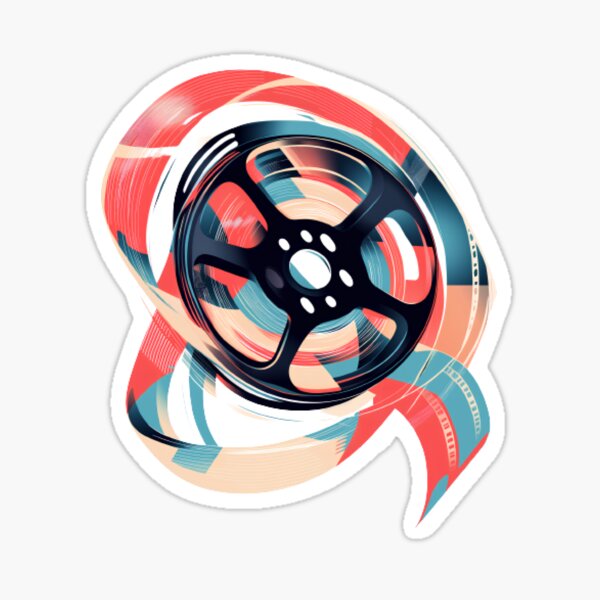Item preview, Abstract Film Reel designed and sold by PopPatches.