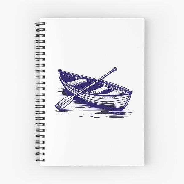 Item preview, small row boat sketch designed and sold by ariamuhammad.