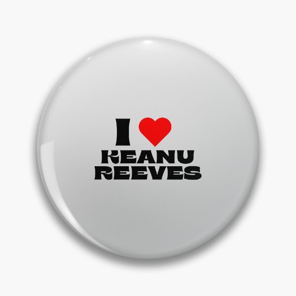 Item preview, I Love Keanu Reeves - Black Fonts designed and sold by Itsheartshop.