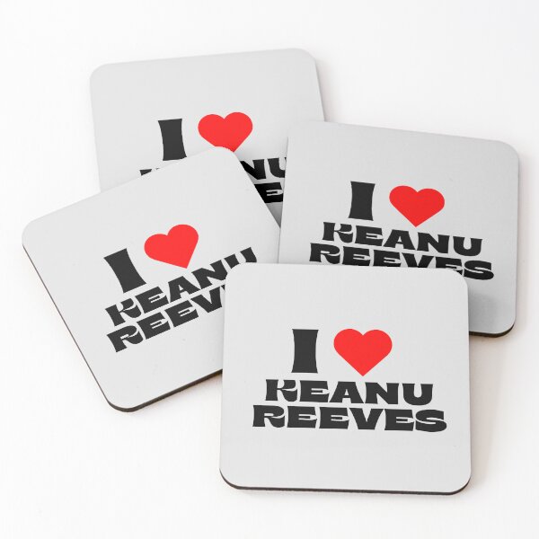 Item preview, I Love Keanu Reeves - Black Fonts designed and sold by Itsheartshop.
