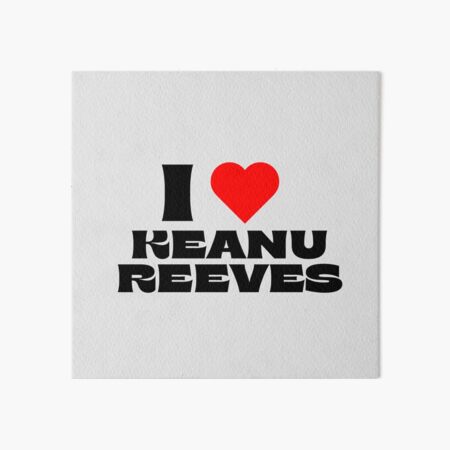 Item preview, Ich liebe Keanu Reeves - Schwarze Schriftarten designed and sold by Itsheartshop.