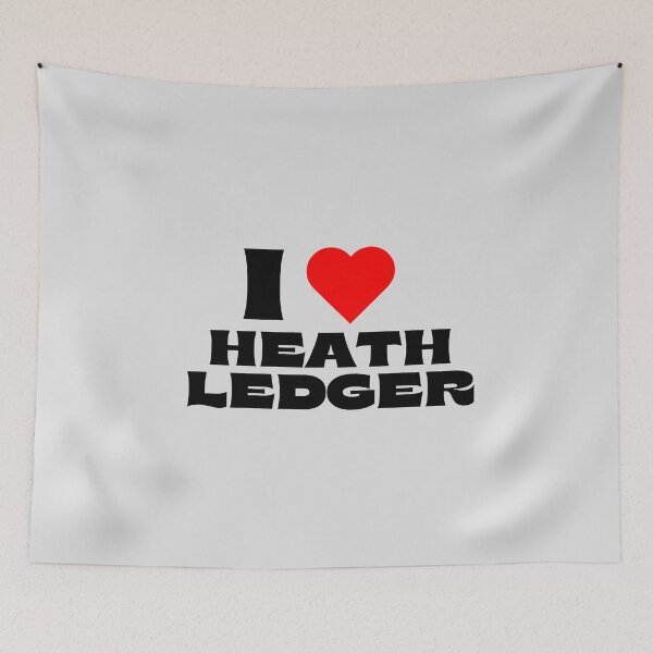 Item preview, I Love Heath Ledger - Black Fonts designed and sold by Itsheartshop.