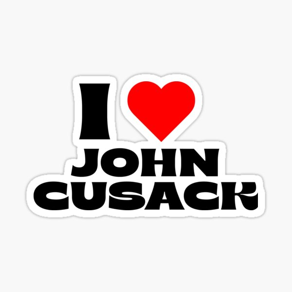 Item preview, I Love John Cusack - Black Fonts designed and sold by Itsheartshop.