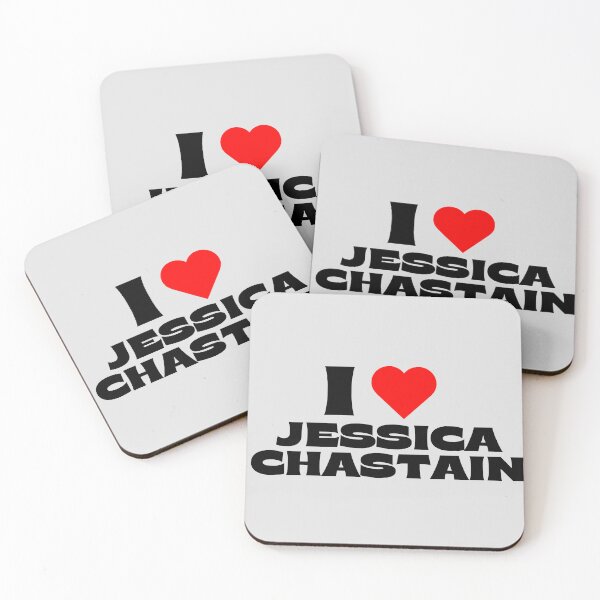Item preview, I Love Jessica Chastain - Black Fonts designed and sold by Itsheartshop.