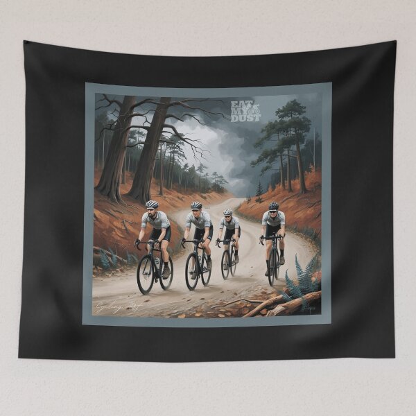 Item preview, Cycling Art - Out Pedal The Storm - Eat My Dust designed and sold by EatMyDust-Bike.