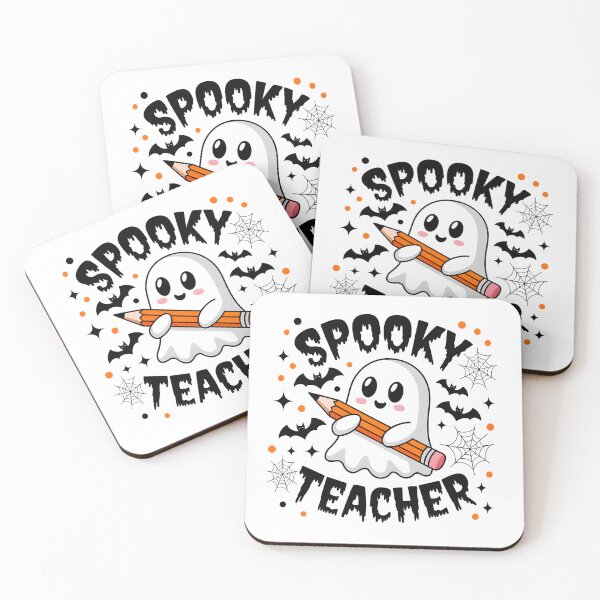 Item preview, Spooky Teacher Ghost with Pencil - Cute Halloween Design designed and sold by Sonchai Paladsai.