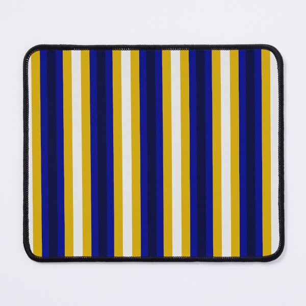 Item preview, Geometric Navy And Gold Colorful Vertical Stripes designed and sold by Triplicate Limited.