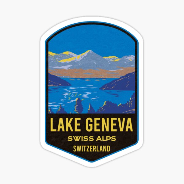 Item preview, Lake Geneva Switzerland designed and sold by JordanHolmes.