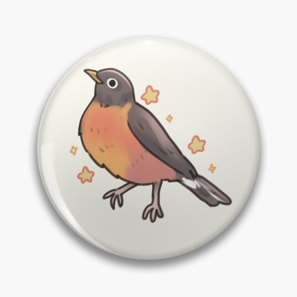 Item preview, Cute American Robin drawing  designed and sold by Artofmayara.