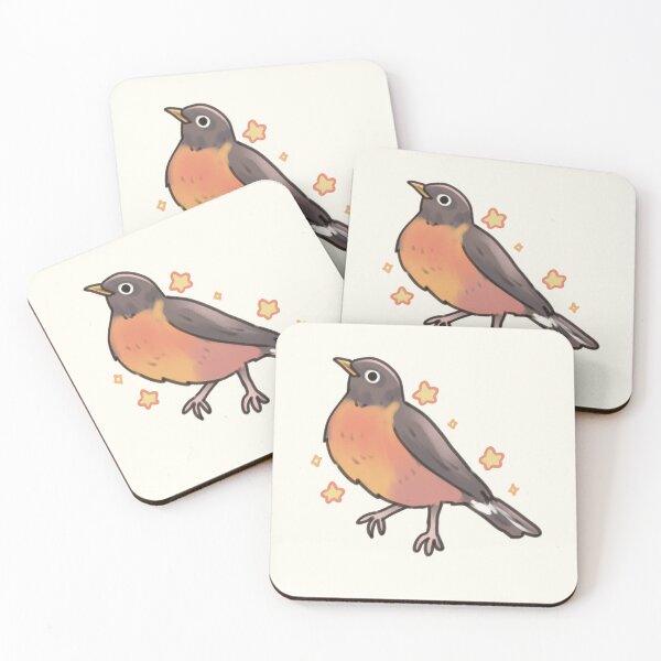 Item preview, Cute American Robin drawing  designed and sold by Artofmayara.