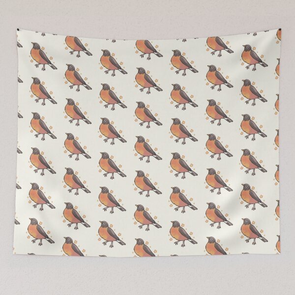 Item preview, Cute American Robin drawing  designed and sold by Artofmayara.
