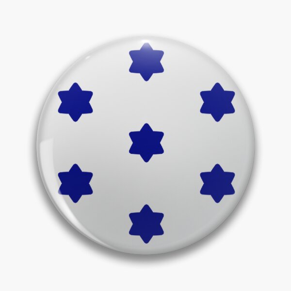 Item preview, Geometric Navy And Gold Phthalo Blue Six Pointed Stars On Bright Gray designed and sold by Triplicate Limited.