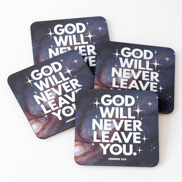 Item preview, God will never leave you designed and sold by Mye Light Designs.