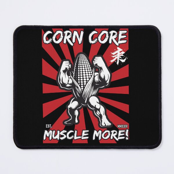 Item preview, orn Core - Funny Corn Cob Bodybuilder Design designed and sold by RetroMaritalArt.