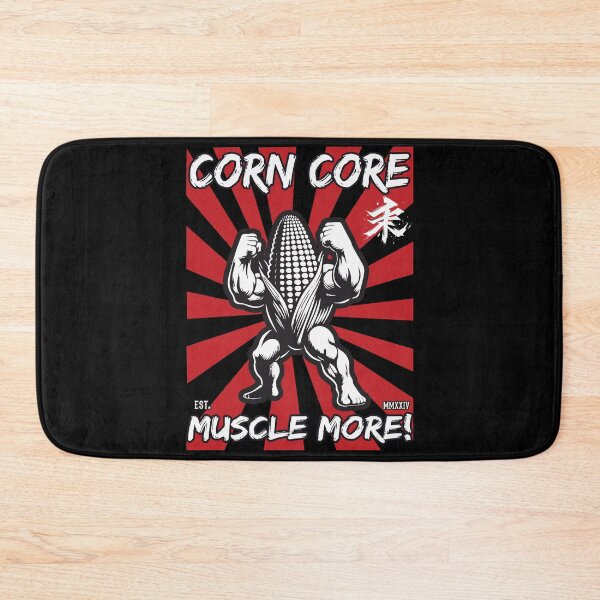 Item preview, orn Core - Funny Corn Cob Bodybuilder Design designed and sold by RetroMaritalArt.