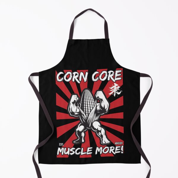 Item preview, orn Core - Funny Corn Cob Bodybuilder Design designed and sold by RetroMaritalArt.