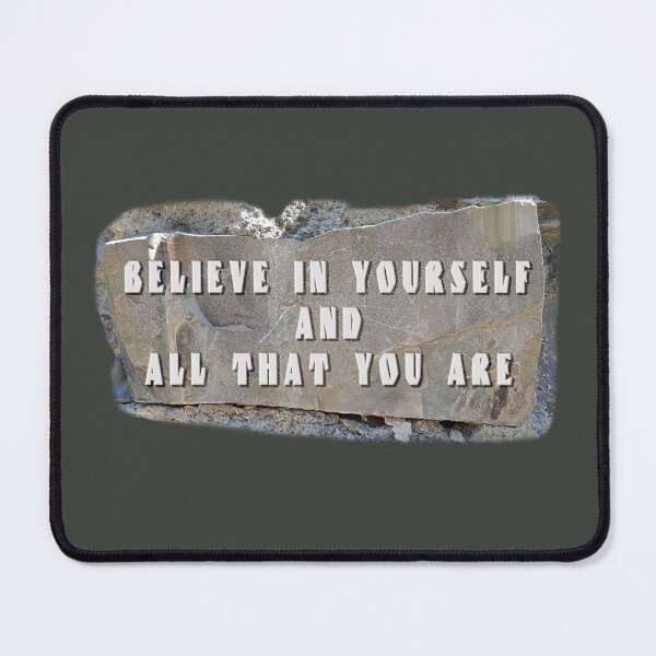 Item preview, Inspirational, motivation Stone Engraving - Believe in Yourself designed and sold by Ihor Ivanov.