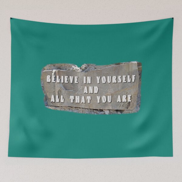 Item preview, Inspirational, motivation Stone Engraving - Believe in Yourself designed and sold by Ihor Ivanov.