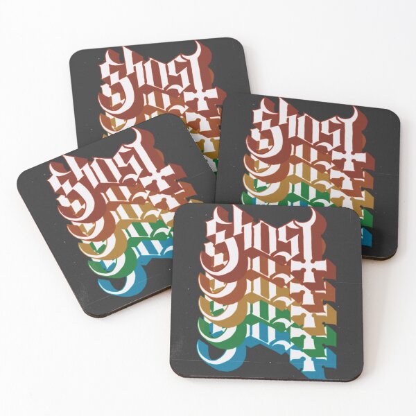 Item preview, The Band Ghost rainbow print designed and sold by CorvusPikatures.