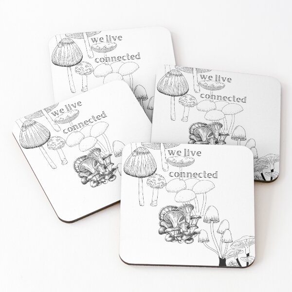 Item preview, We live connected mushroom Shirt, for mushroom and nature lovers designed and sold by 10Degrees.