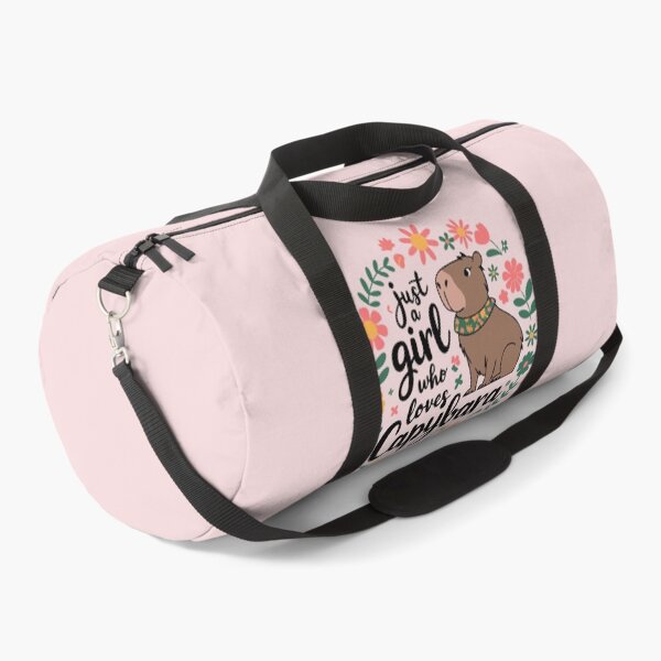 Item preview, Just a girl who loves capybaras designed and sold by Theinspira1.