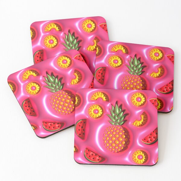 Item preview, Pink Punch Cocktail, Pineapple and Watermelon designed and sold by PuffballInc.