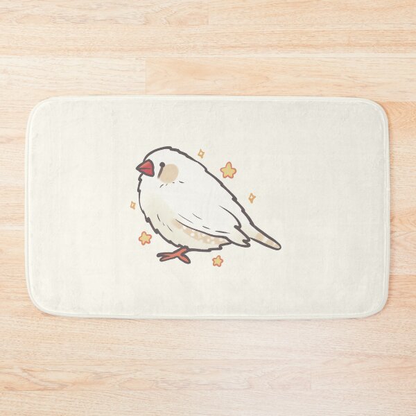 Item preview, Cute White Zebra Finch  designed and sold by Artofmayara.