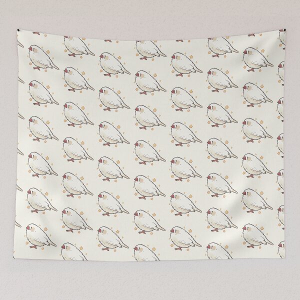 Item preview, Cute White Zebra Finch  designed and sold by Artofmayara.