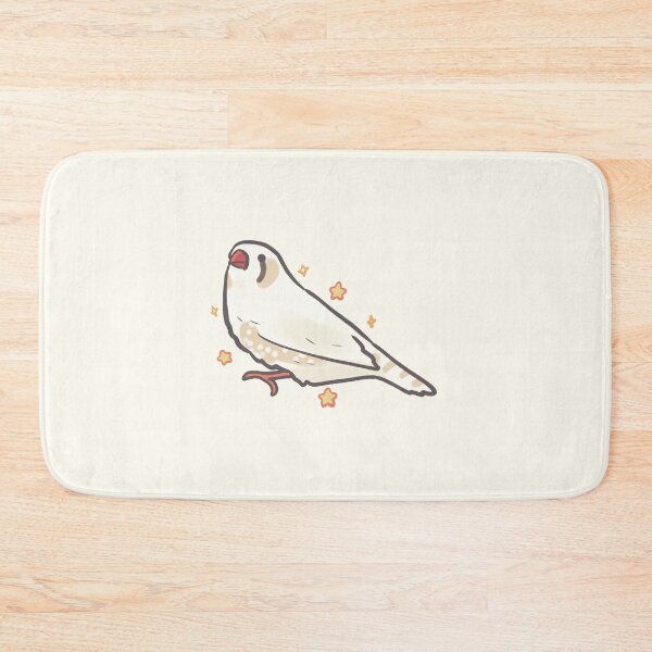 Item preview, White Zebra Finch illustration  designed and sold by Artofmayara.