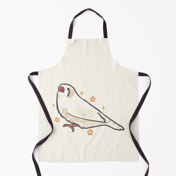 Item preview, White Zebra Finch illustration designed and sold by Artofmayara.