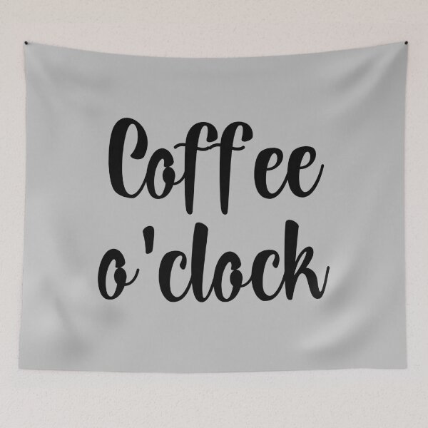 Item preview, Coffee O'Clock | Stylish Coffee Time Design designed and sold by UniGift.