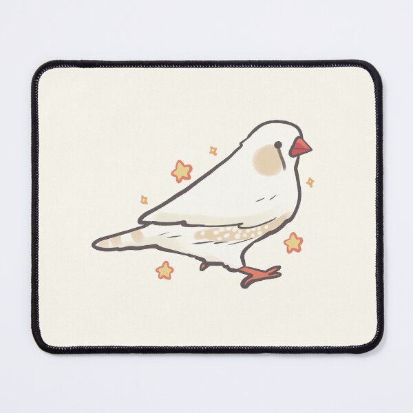 Item preview, White Zebra Finch art  designed and sold by Artofmayara.