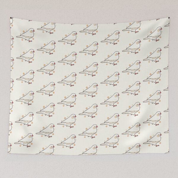 Item preview, White Zebra Finch art  designed and sold by Artofmayara.