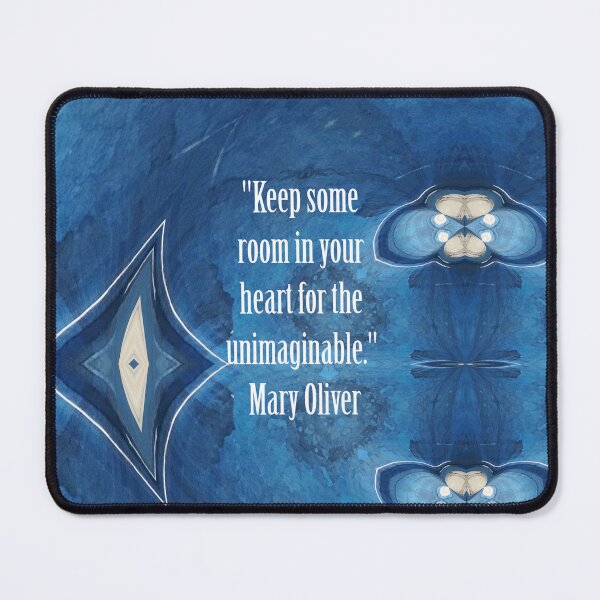 Item preview, Mary Oliver Quote on a Open Heart by Jenny Meehan designed and sold by Jenny Meehan Art Prints and Patterns .