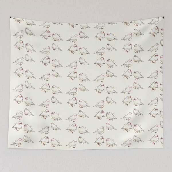 Item preview, white zebra finch pack designed and sold by Artofmayara.
