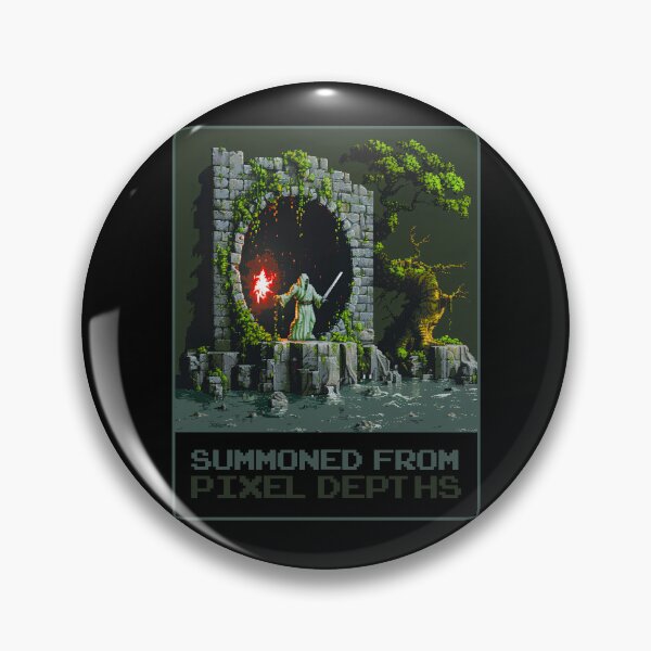 Item preview, Summoned From Pixel Depths designed and sold by MagicAxe.