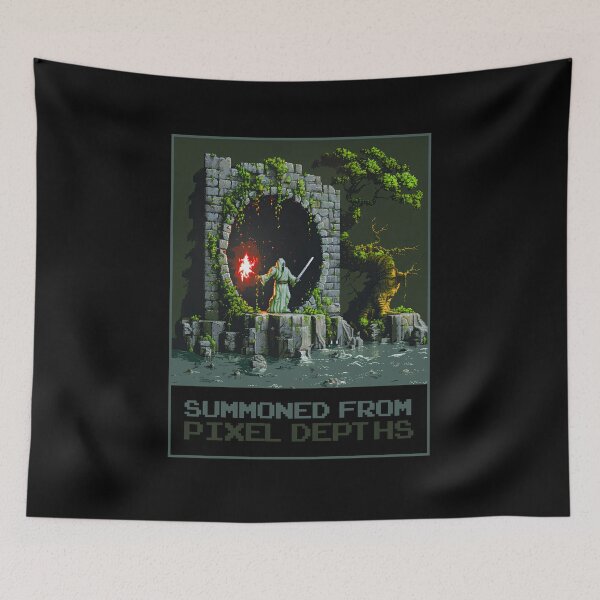 Item preview, Summoned From Pixel Depths designed and sold by MagicAxe.