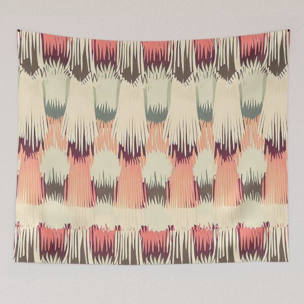 Item preview, Vibrant Fringe Motifs for Unique Textiles designed and sold by communedesigns.