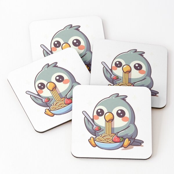 Item preview, parrot eating spaghetti designed and sold by Eternalski.