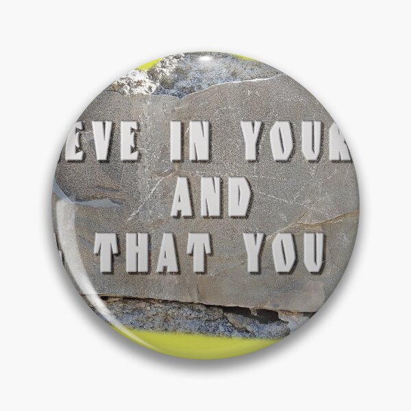 Item preview, Inspirational, motivation Stone Engraving - Believe in Yourself designed and sold by Ihor Ivanov.