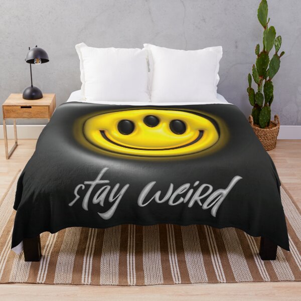 Item preview, Alien Smiley, Stay Weird designed and sold by PuffballInc.